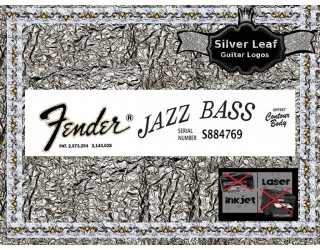Fender Jazz Bass Guitar Decal 30s